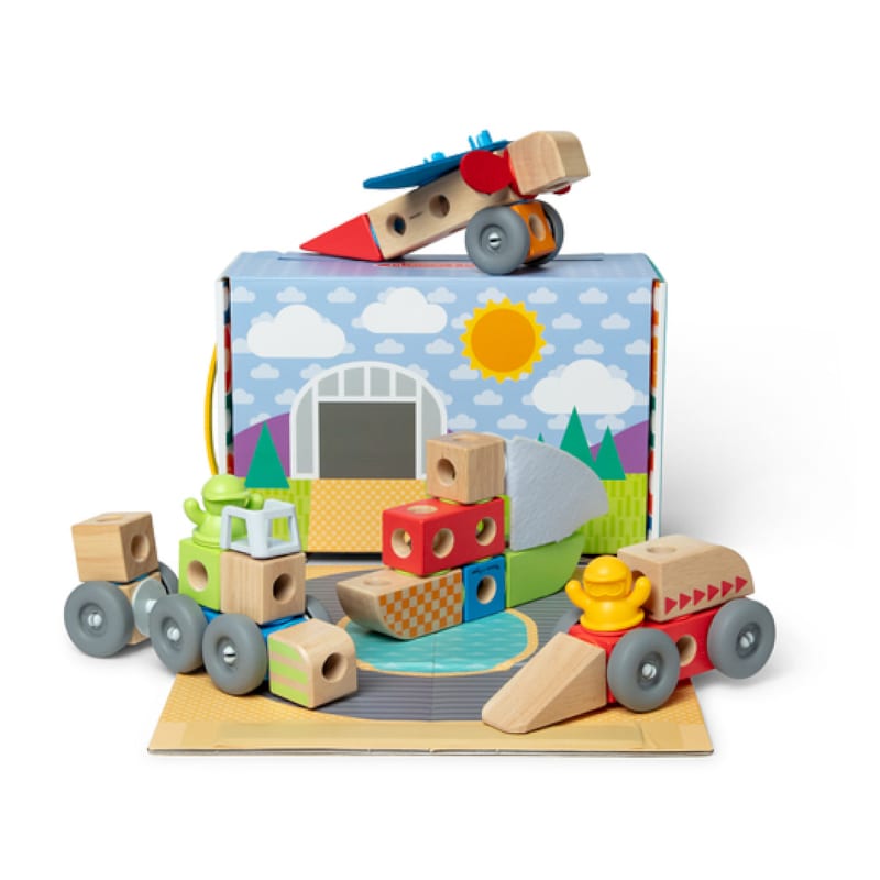 Les vehicules - 54 pieces - blockables