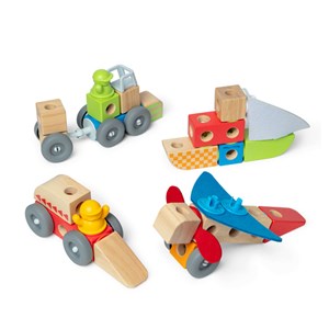 Les vehicules - 54 pieces - blockables