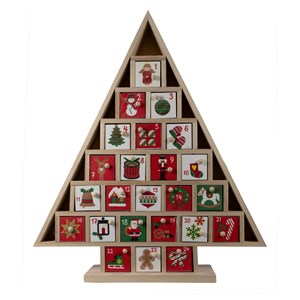 Calendrier de l'avent en bois
