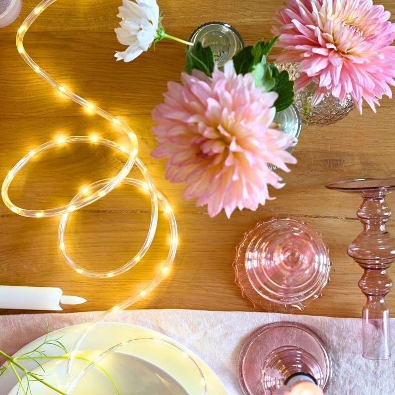 Cordon lumineux micro led 7,5m blanc chaud