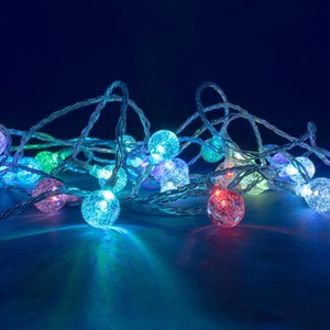 Guirlande led boules lumineuses - variocolor