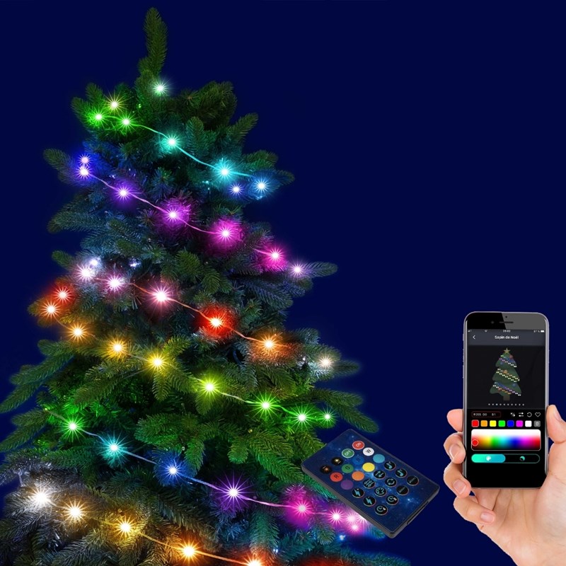 Guirlande lumineuse pilotable bluetooth