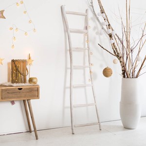 Lanterne tube en bambou rattan