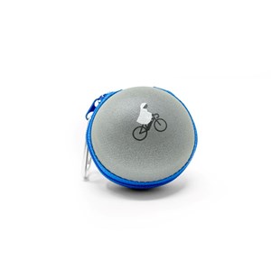 Boule réfléchissante avec poncho - bleu