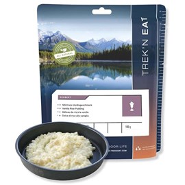 Dessert lyophilisé trek'n eat riz au lait à la vanille