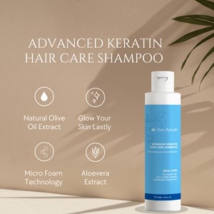 Shampoing soin capillaire à la kératine avancée