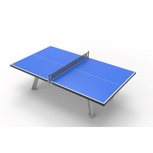 Table de ping-pong extérieure t011, surface acp 8 mm, cadre acier renforcé