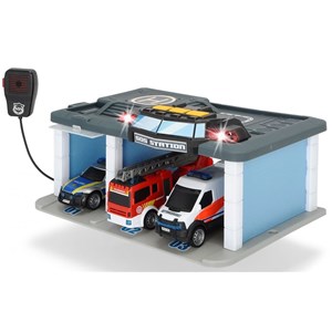 Sos station de sauvetage avec police, po
