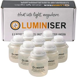 8 recharges lampe à huile luminiser