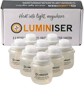 8 recharges lampe à huile luminiser