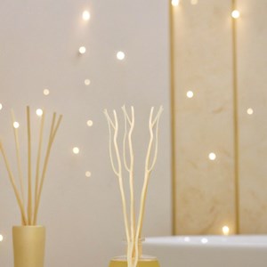 Lot de 3 tiges rotin avec branches 30cm