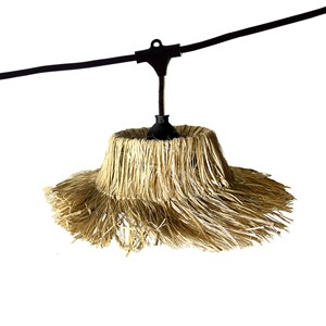 Guirlande connectable e27 beige tahiti