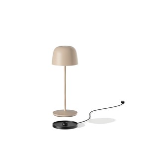 6 lampes avec plateau de chargement crème sophia