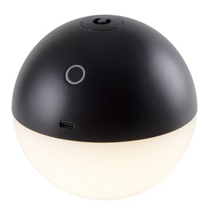 Lampe de chevet sans fil noir albedo