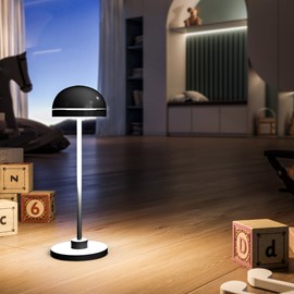 Lampe de table sans fil noir duplo cup