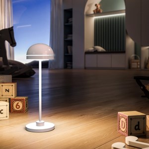 Lampe de table sans fil blanc duplo cup