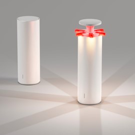 Lampe de table sans fil rouge firework