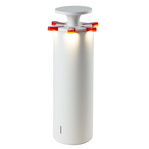 Lampe de table sans fil rouge firework
