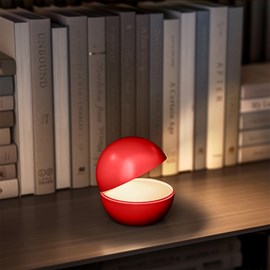 Lampe de chevet sans fil rouge good night