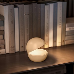 Lampe de chevet sans fil beige good night