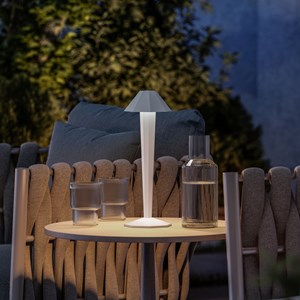 Lampe de table sans fil blanc krypton