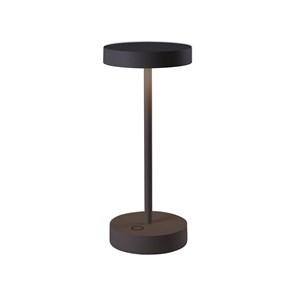 Lampe de table sans fil noir sandy mini