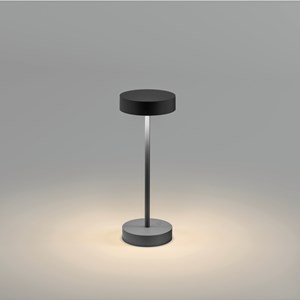 Lampe de table sans fil noir sandy mini