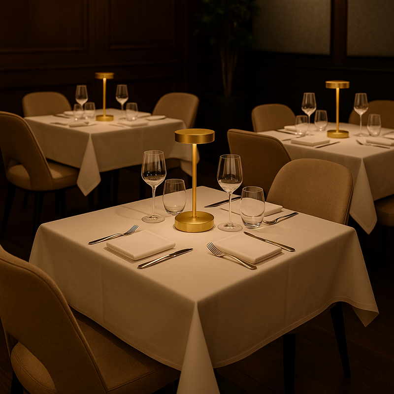 Lampe de table sans fil doré sandy mini