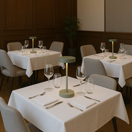 Lampe de table sans fil vert sandy mini