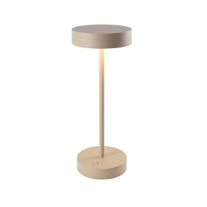 Lampe de table sans fil beige sandy mini