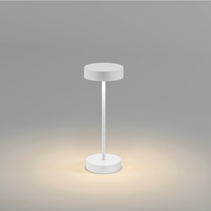 Lampe de table sans fil blanc sandy mini