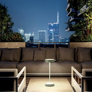 Lampe de table sans fil vert sandy