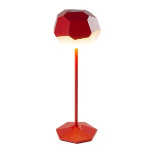 Lampe de table sans fil rouge stone