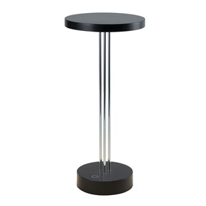 Lampe de table sans fil noir trizio