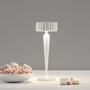 Lampe de table sans fil blanc twiggy