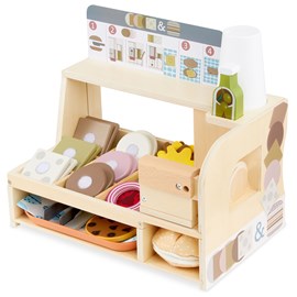 Marchande enfant bar à sandwich en bois