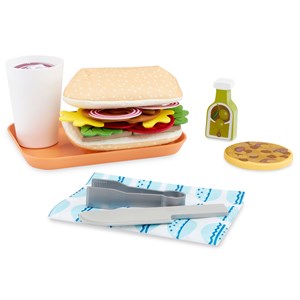 Marchande enfant bar à sandwich en bois