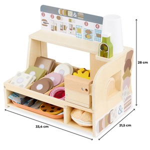 Marchande enfant bar à sandwich en bois