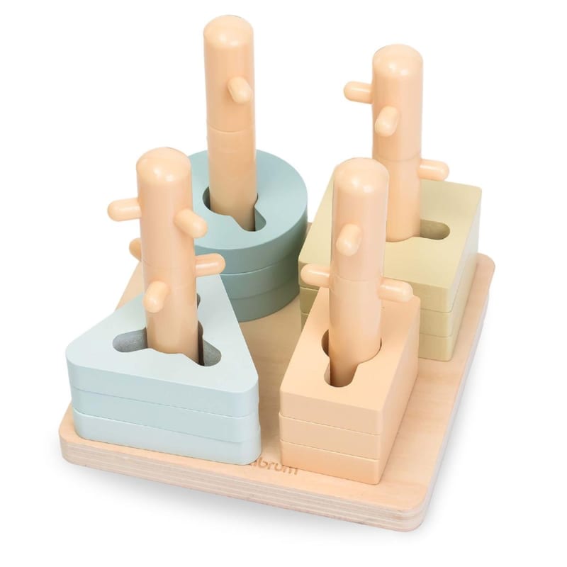 Jouet d'activité montessori bois 2-3 ans (Mamabrum) - Image 3