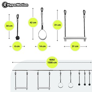 Accessoires escalade enfant, 7 obstacles