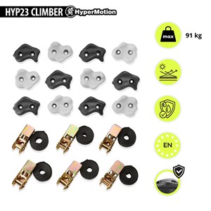 Kit d'escalade sur arbre 12 prises, 91kg