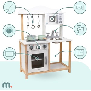 Cuisine enfant en bois montessori +3 ans