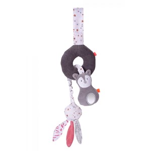 Minimobile renard étoiles/rose (gots)