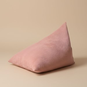 Berlingot - coussin méditation rose poudré
