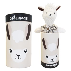 Peluche lama en boite deglingos