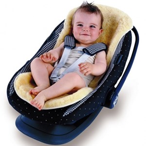 Assise en peau d'agneau