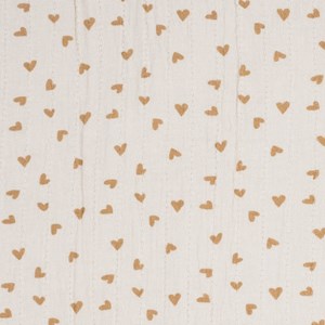 Nid d'ange et couverture coeurs poppy cannelle