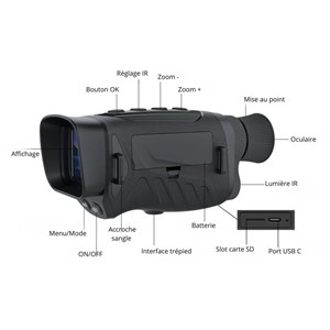 Monoculaire puissant vision nocturne