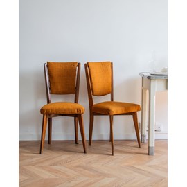 Paire de chaises scandinaves n°700
