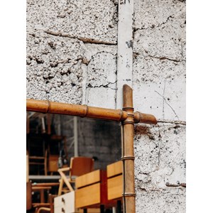 Igor, le grand miroir en bambou n°738